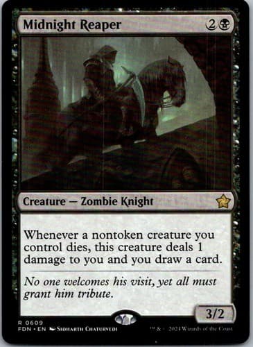 Midnight Reaper R PPELD #77 NM MTG Magic