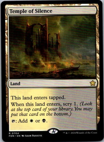 Temple of Silence R PPM20 #256 NM MTG Magic
