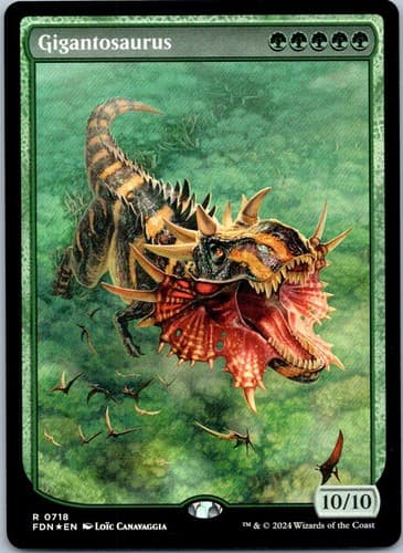 Gigantosaurus (Full Art) R Foundations 718 NM