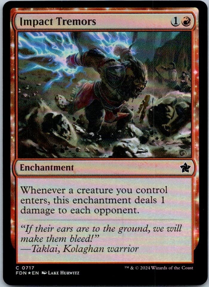 Impact Tremors C Foundations 717 NM