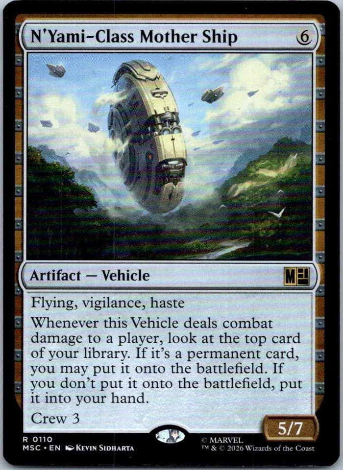 N'Yami - Class Mother Ship R Commander: Marvel Super Heroes 110 NM