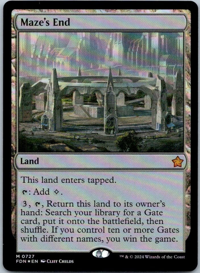 Maze's End M Foundations 727 NM