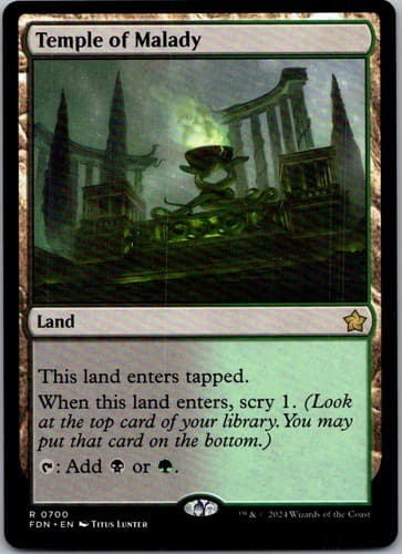 Temple of Malady R PPM20 #254 NM MTG Magic