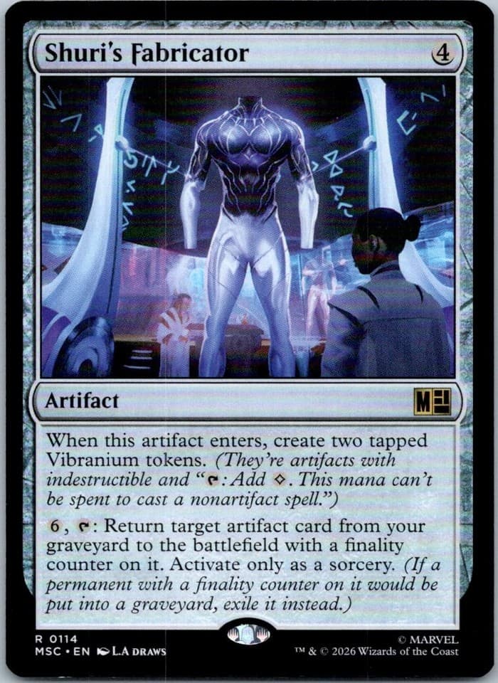 Shuri's Fabricator R Commander: Marvel Super Heroes 114 NM