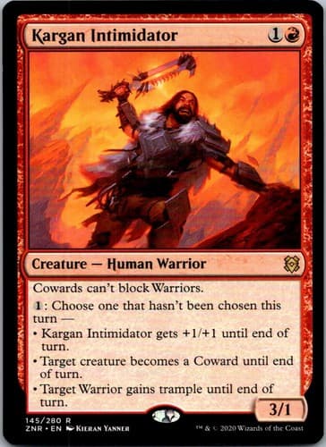 Kargan Intimidator R J25 #569 NM MTG Magic