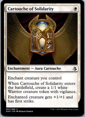 Cartouche of Solidarity C J25 #178 NM MTG Magic