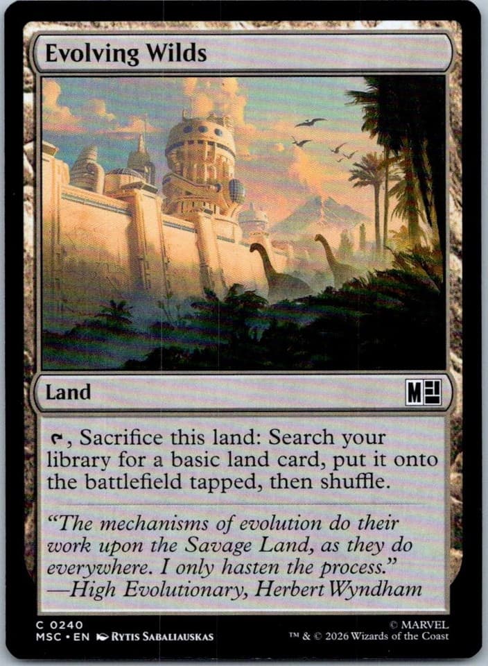 Evolving Wilds C Commander: Marvel Super Heroes 240 NM