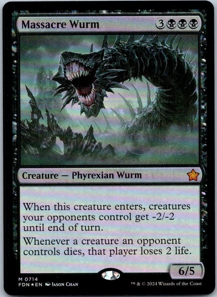 Massacre Wurm () M Foundations 714 NM