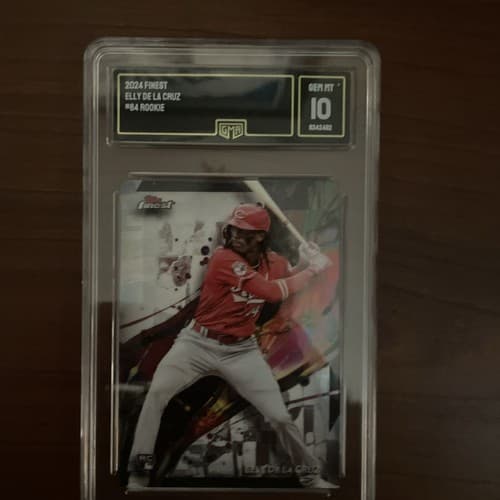 2024 Topps Finest - Common Elly De La Cruz #64 (RC) Gem Mint 10! X2 rookie cards