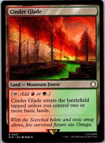 Cinder Glade R PIP #785 LP MTG Magic