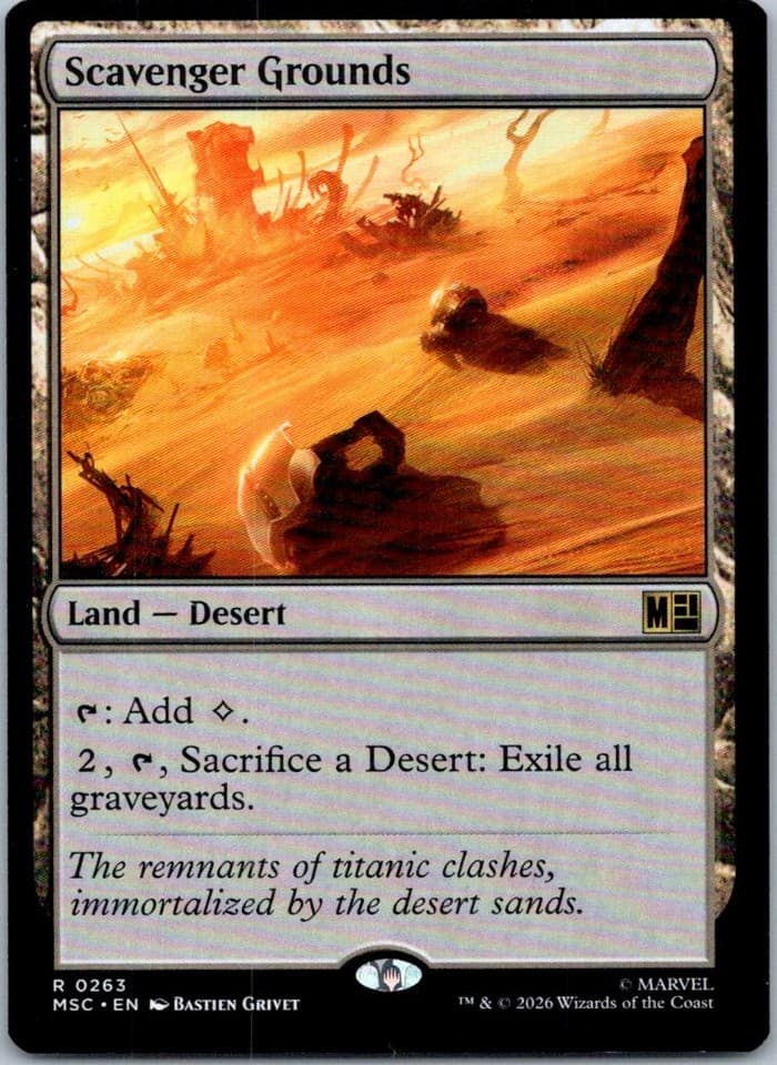 Scavenger Grounds R Commander: Marvel Super Heroes 263 NM