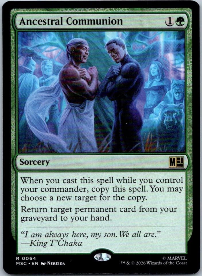 Ancestral Communion R Commander: Marvel Super Heroes 64 NM