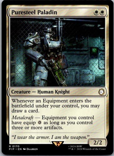 Puresteel Paladin R PIP #698 LP MTG Magic