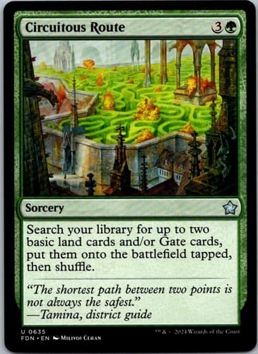 Circuitous Route U LIST #125/259 NM MTG Magic