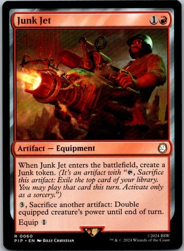 Junk Jet R PIP #588 LP MTG Magic