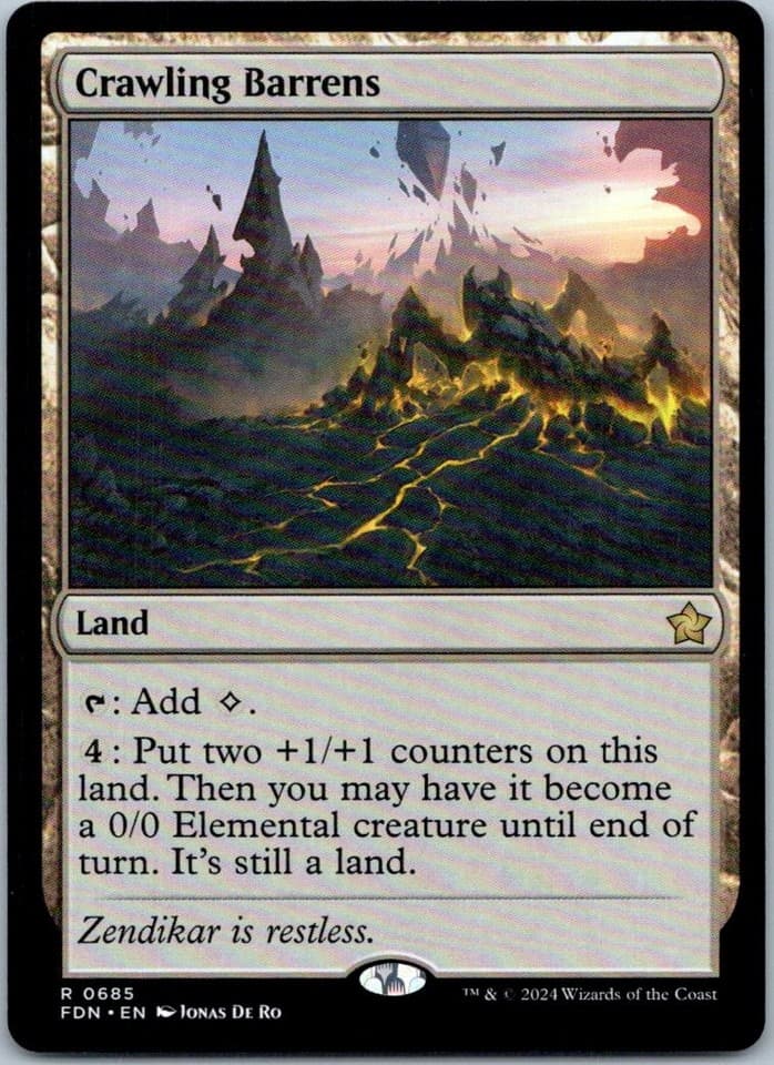 Crawling Barrens R Foundations 685 NM