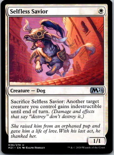 Selfless Savior U M21 #36 NM MTG Magic