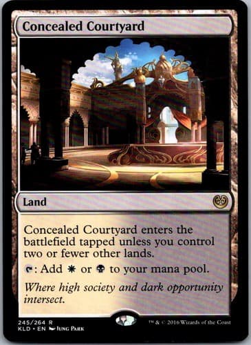 Concealed Courtyard R KLD #245 NM MTG Magic