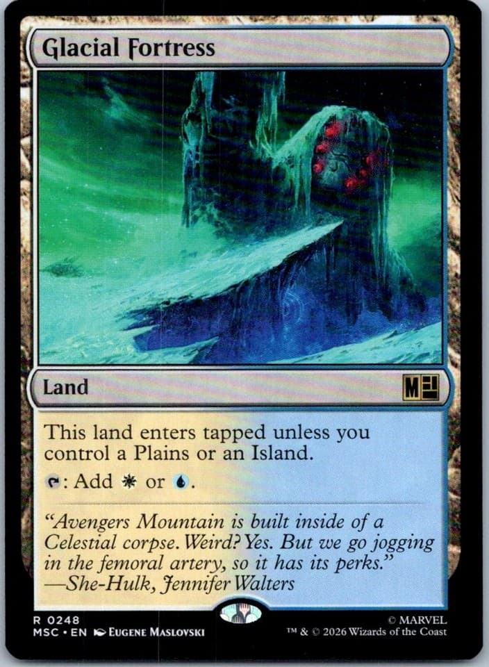 Glacial Fortress R Commander: Marvel Super Heroes 248 NM