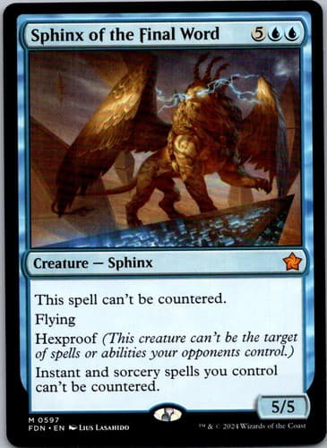 Sphinx of the Final Word M OGW #63 NM MTG Magic