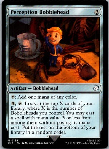 Perception Bobblehead U PIP #139 LP MTG Magic