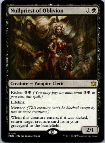 Nullpriest of Oblivion R ZNR #118 NM MTG Magic
