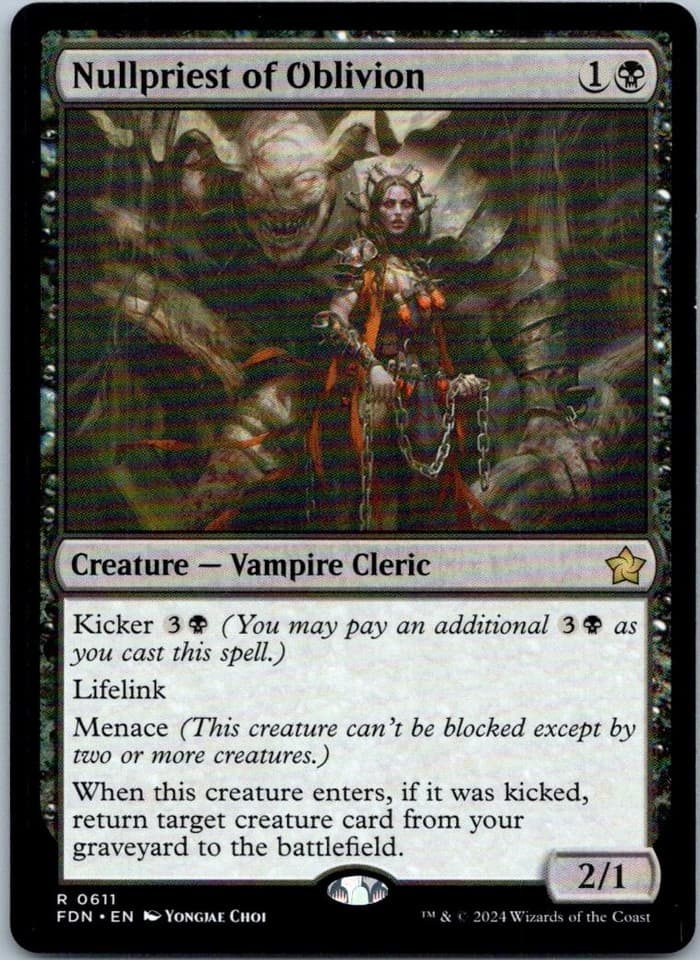 Nullpriest of Oblivion R Foundations 611 NM