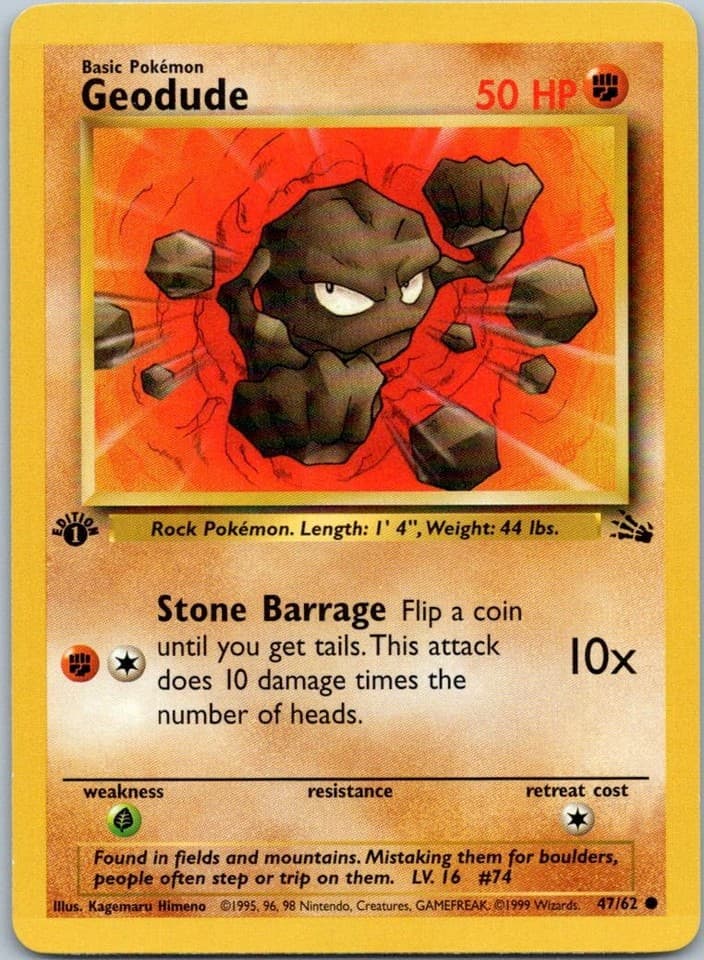 Geodude Common Legendary Collection 077/110 NM