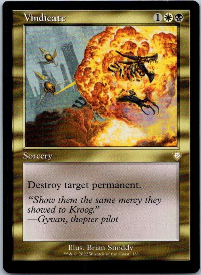 Vindicate (Retro Frame) R Commander: The Brothers' War 131 NM