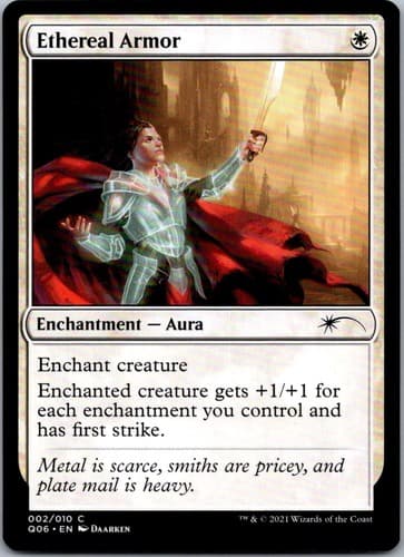 Ethereal Armor C WOC #67 NM MTG Magic