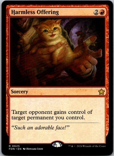Harmless Offering R PRE #131 LP MTG Magic