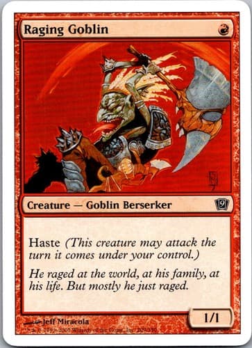 Raging Goblin C 9ED # NM MTG Magic