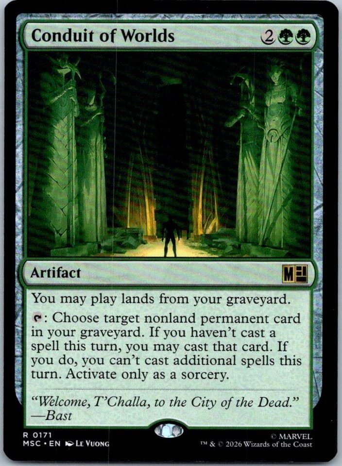 Conduit of Worlds R Commander: Marvel Super Heroes 171 NM