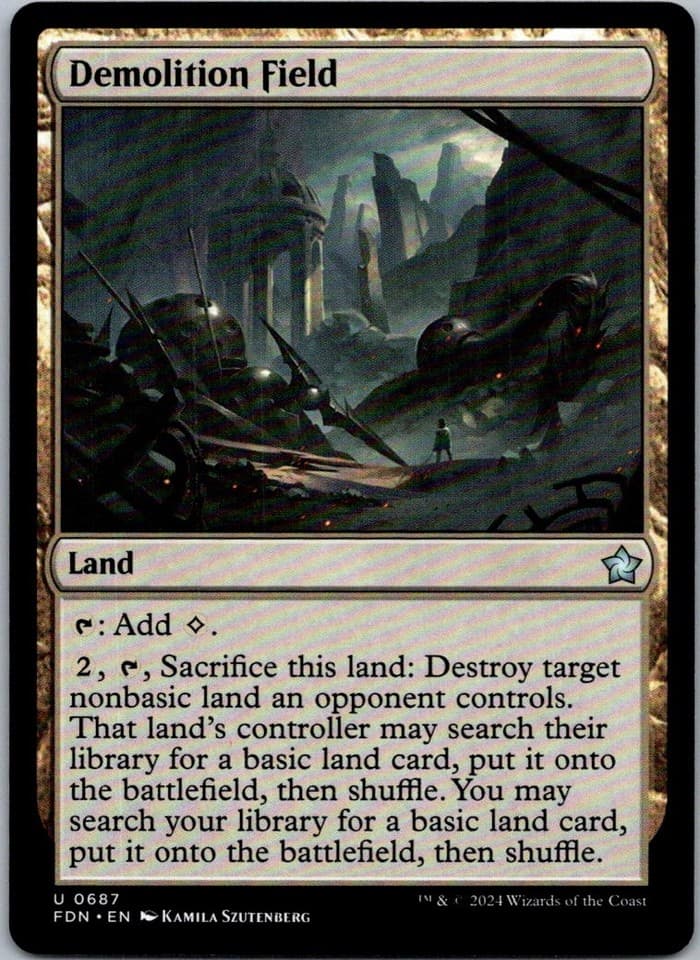 Demolition Field U BRO #260 NM MTG Magic