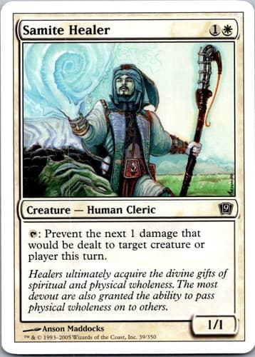 Samite Healer C 9ED #39 NM MTG Magic