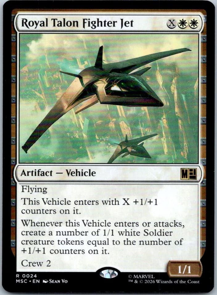 Royal Talon Fighter Jet R Commander: Marvel Super Heroes 24 NM