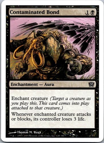 Contaminated Bond C 9ED #120 NM MTG Magic