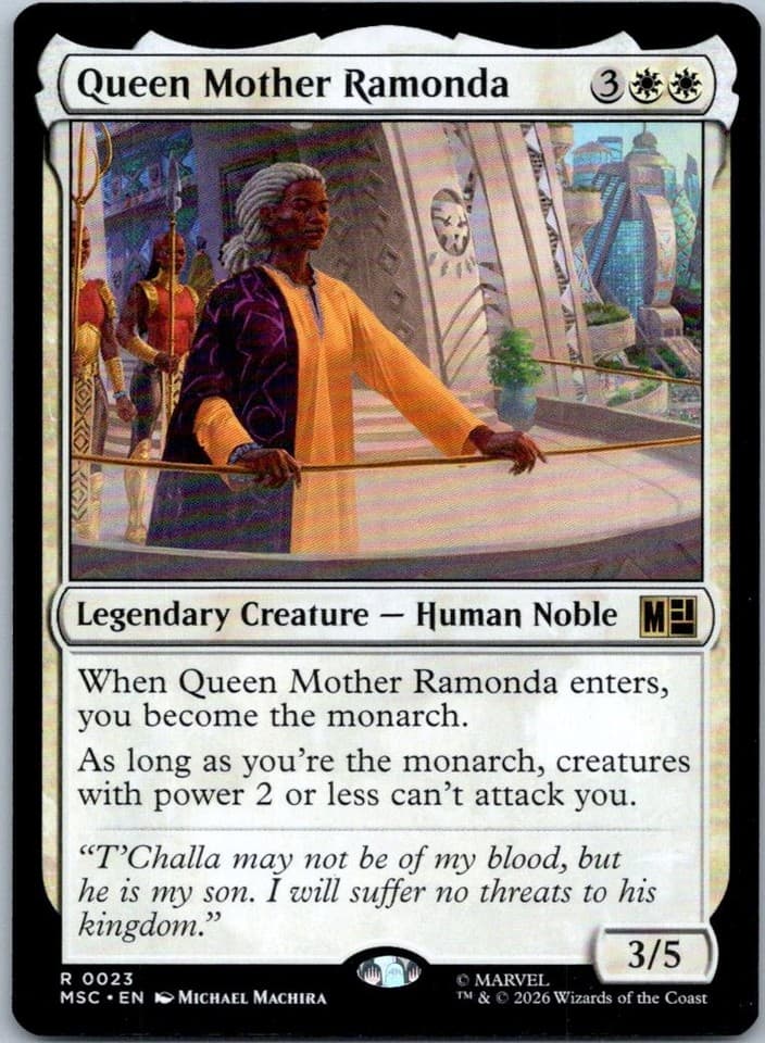 Queen Mother Ramonda R Commander: Marvel Super Heroes 23 NM