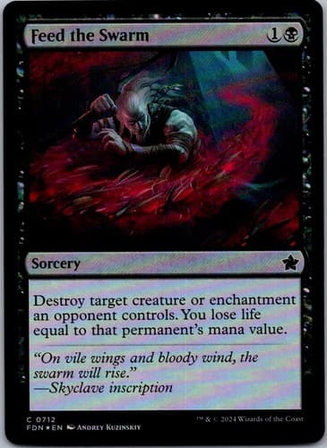 Feed the Swarm C ZNR #102 NM MTG Magic