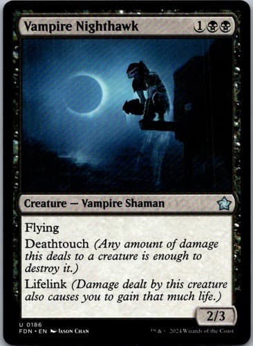 Vampire Nighthawk U DDK #12 NM MTG Magic