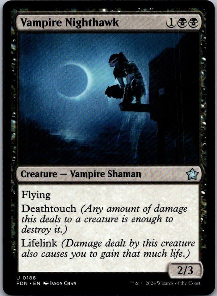 Vampire Nighthawk U DDK #12 NM MTG Magic