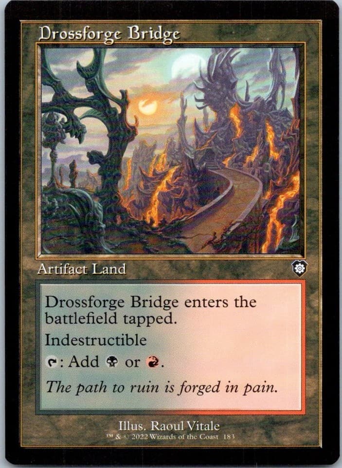 Drossforge Bridge (Retro Frame) C Commander: The Brothers' War 183 NM