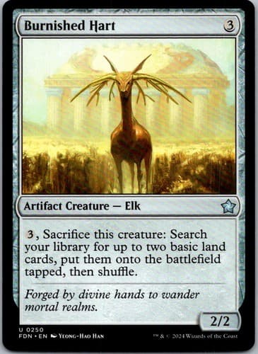 Burnished Hart U FDN #250 NM MTG Magic