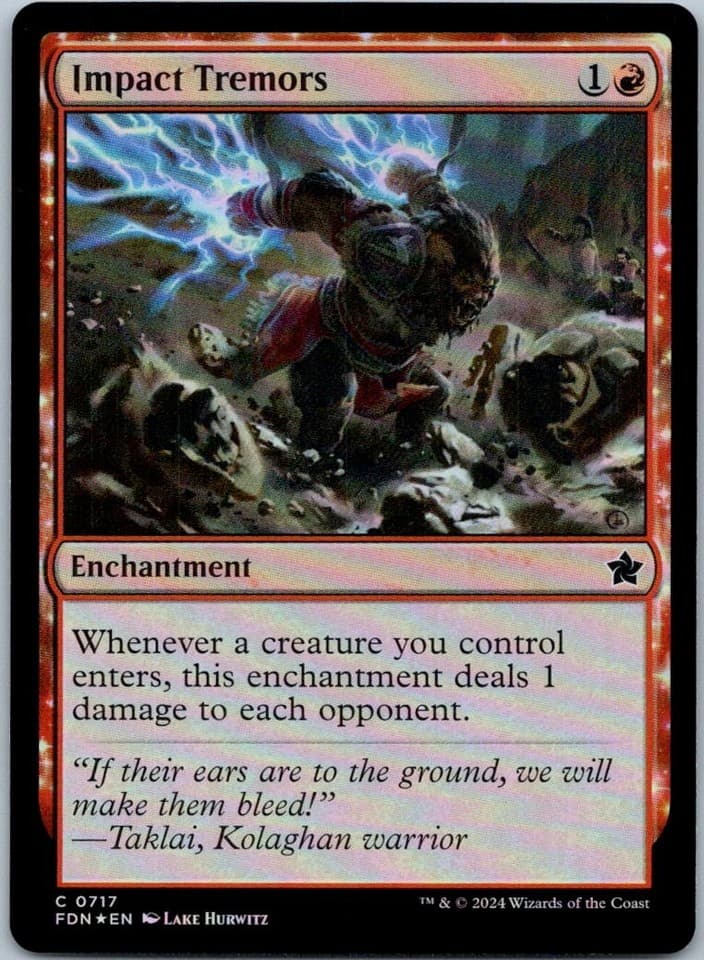 Impact Tremors C Foundations 717 NM