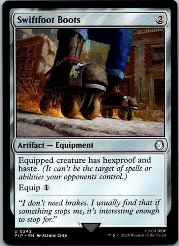 Swiftfoot Boots U PIP #770 LP MTG Magic