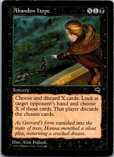 Abandon Hope U TMP #107 LP MTG Magic