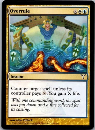 Overrule C DIS #120 NM MTG Magic