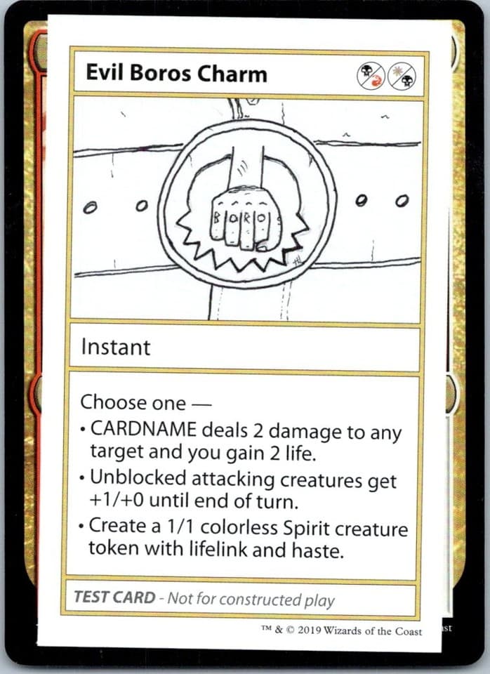 Evil Boros Charm S Mystery Booster: Convention Edition Exclusives NM