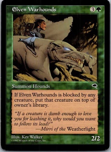 Elven Warhounds R LIST # NM MTG Magic