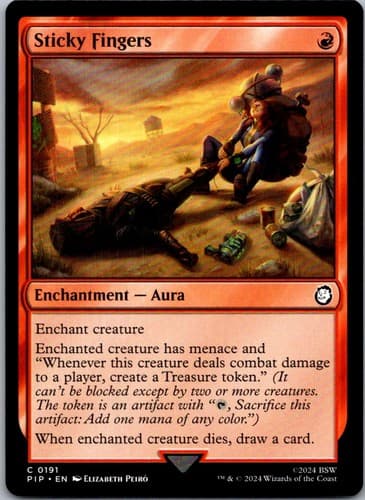 Sticky Fingers C PIP #719 LP MTG Magic